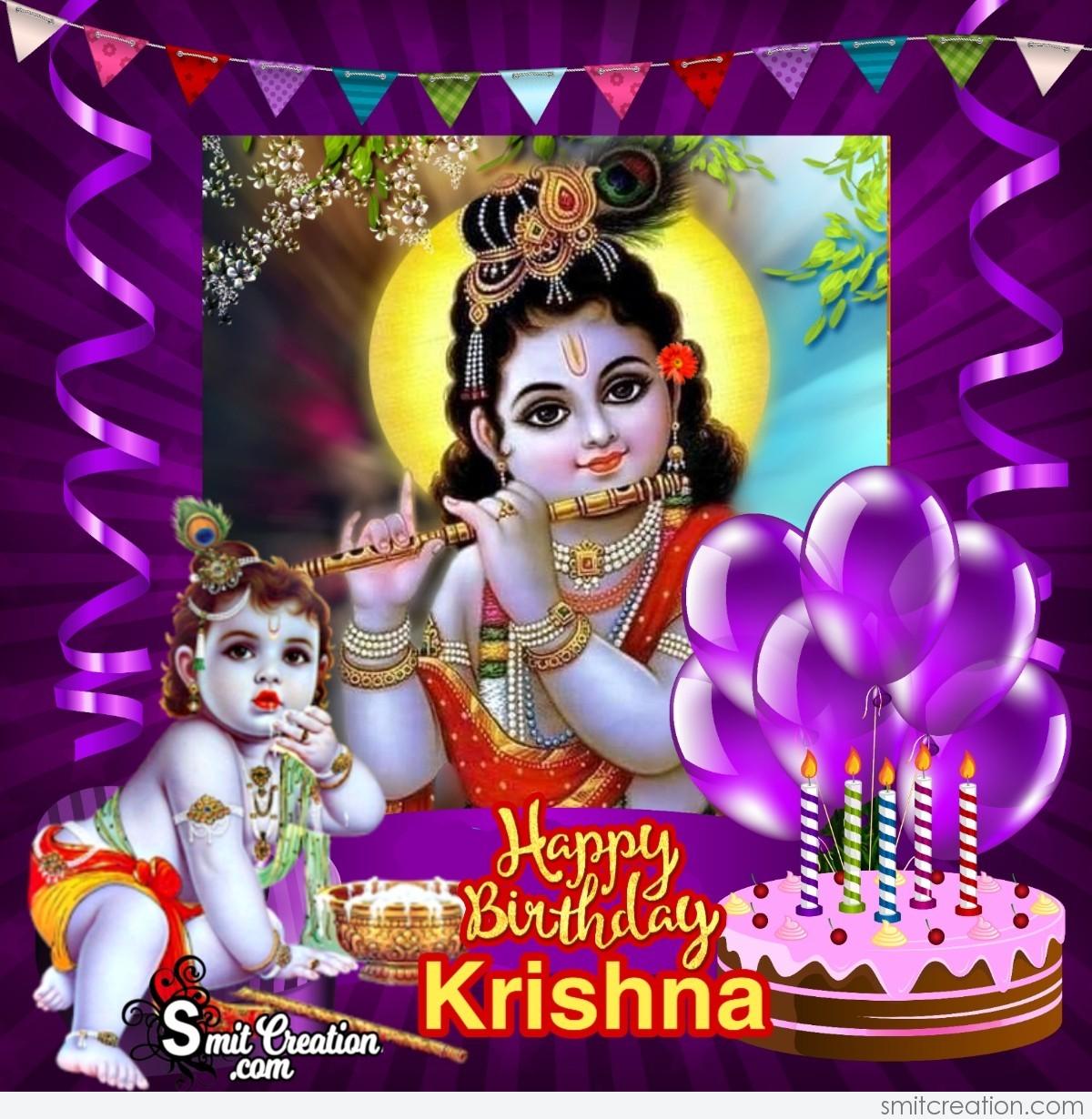 Happy Birthday Krishna Images - SmitCreation.com