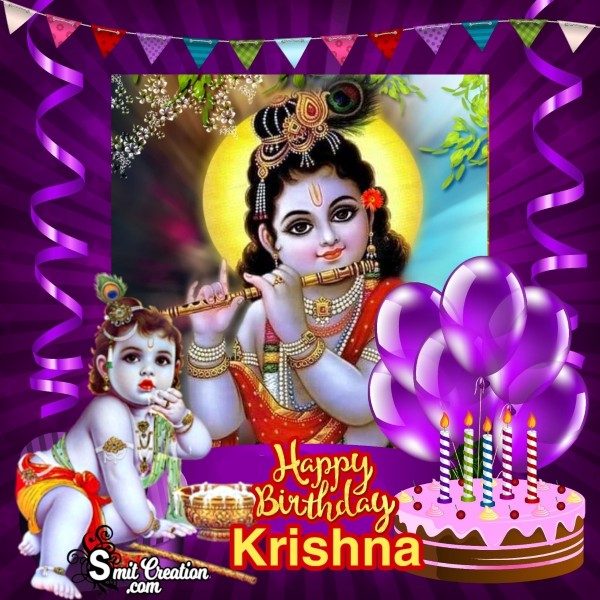 Happy Birthday Krishna Image For Whatsapp