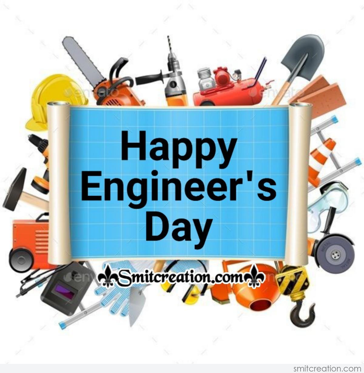 Happy Engineers Day Card 