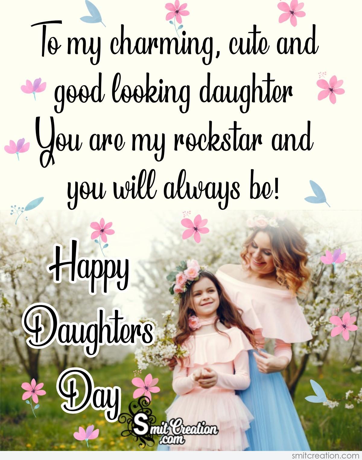 National Daughters Day Image - SmitCreation.com