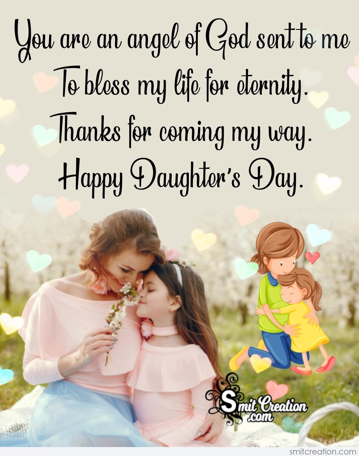 Daughters Day Wishes And Image - SmitCreation.com