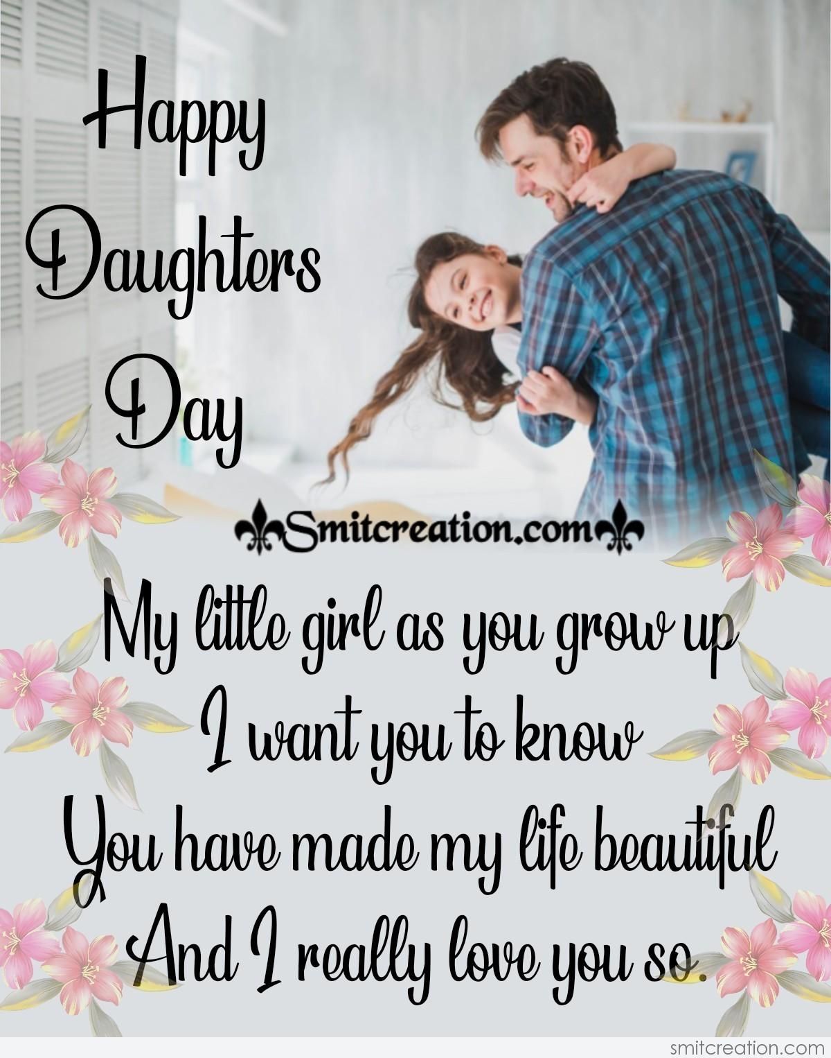 Featured image of post Happy Daughters Day Quotes In Hindi