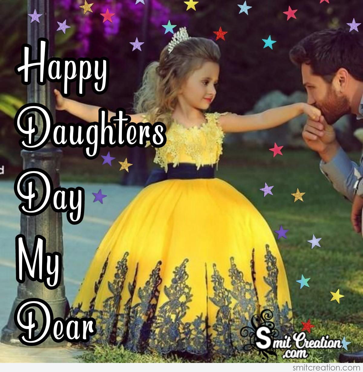 Happy Daughters Day My Dear - SmitCreation.com