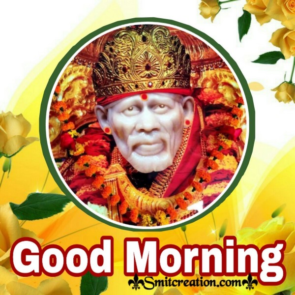 Good Morning Sai Baba Image