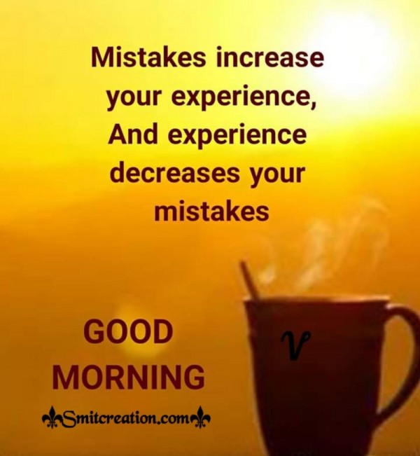 Good Morning Quote On Mistakes