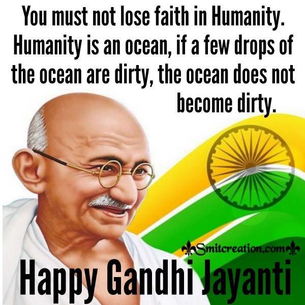 Happy Gandhi Jayanti Message