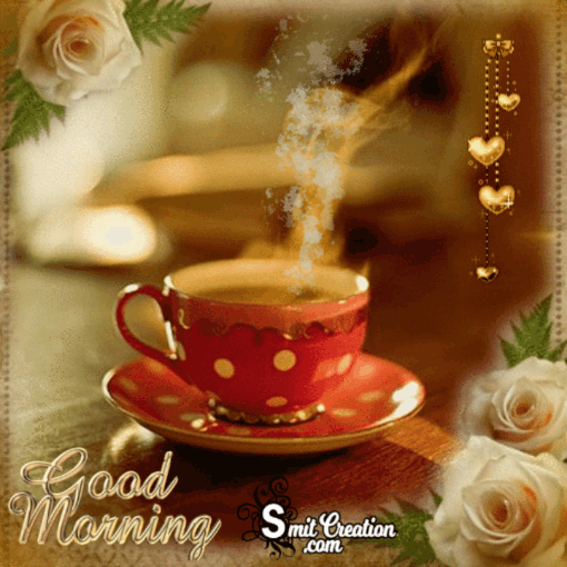 Good Morning Coffee Animated Gif Image