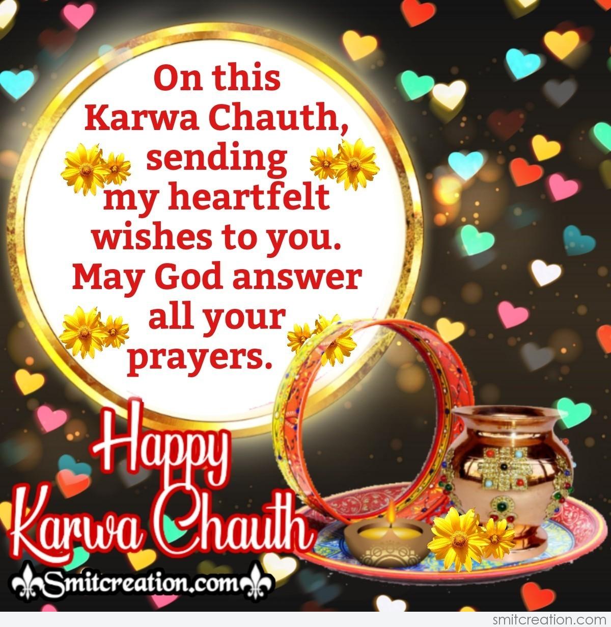 Happy Karwa Chauth Heartfelt Wishes - SmitCreation.com