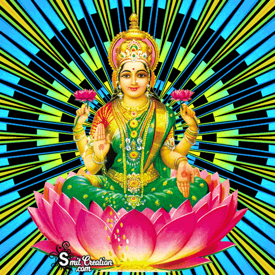 Lakshmi Devi Animated Gif Image 