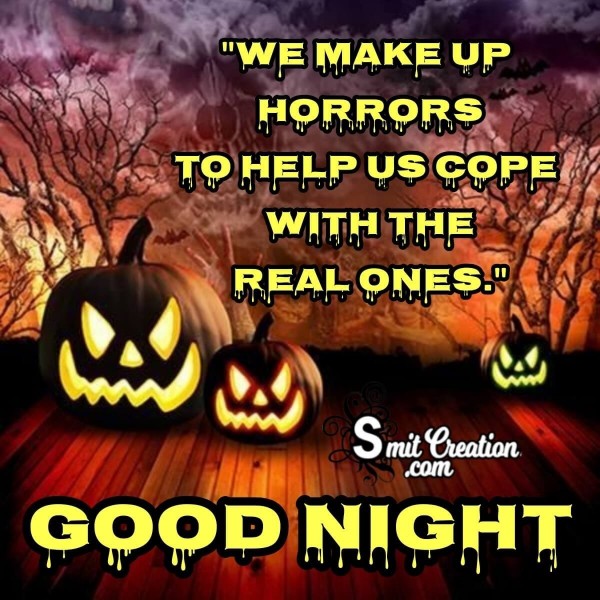 Good Night Halloween Pumpkins Image