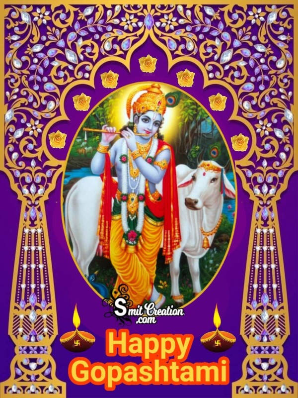 Happy Gopashtami Greeting Card