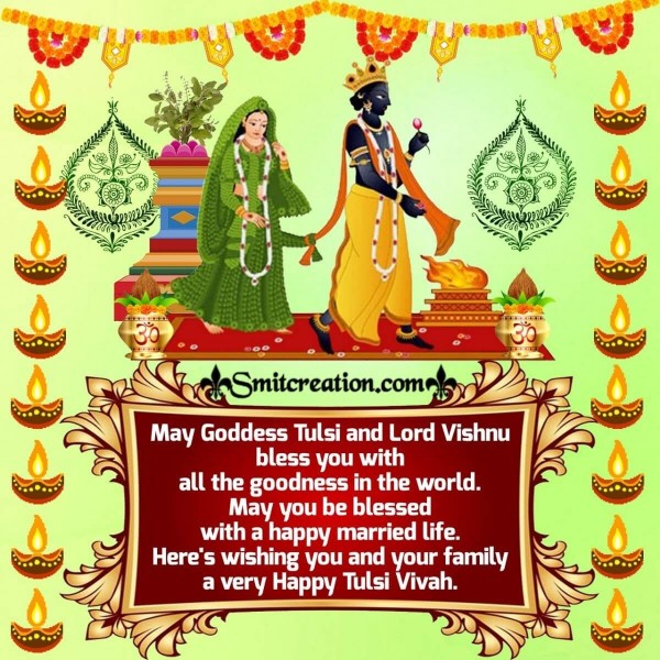 Tulsi Vivah Wishes For You And Your Family