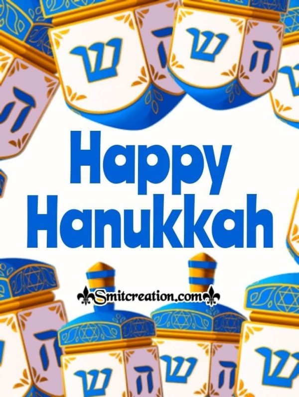 Traditional Happy Hanukkah Card