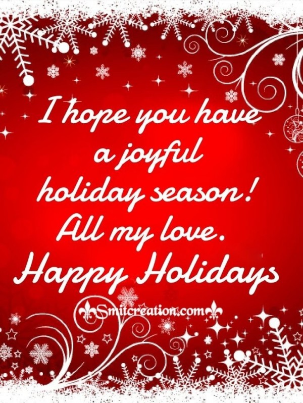 Shiny Happy Holidays Card
