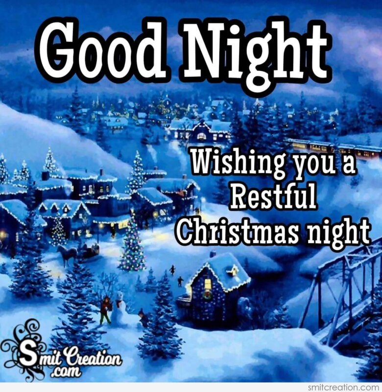 Christmas Good Night Images - SmitCreation.com