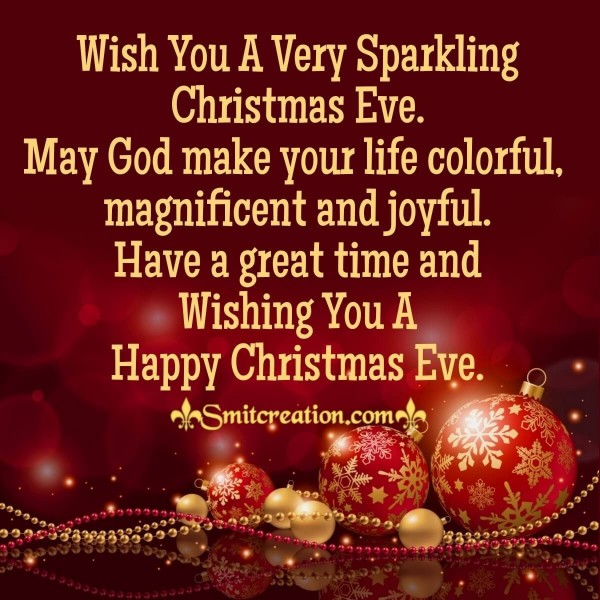 Wish You A Very Sparkling Christmas Eve