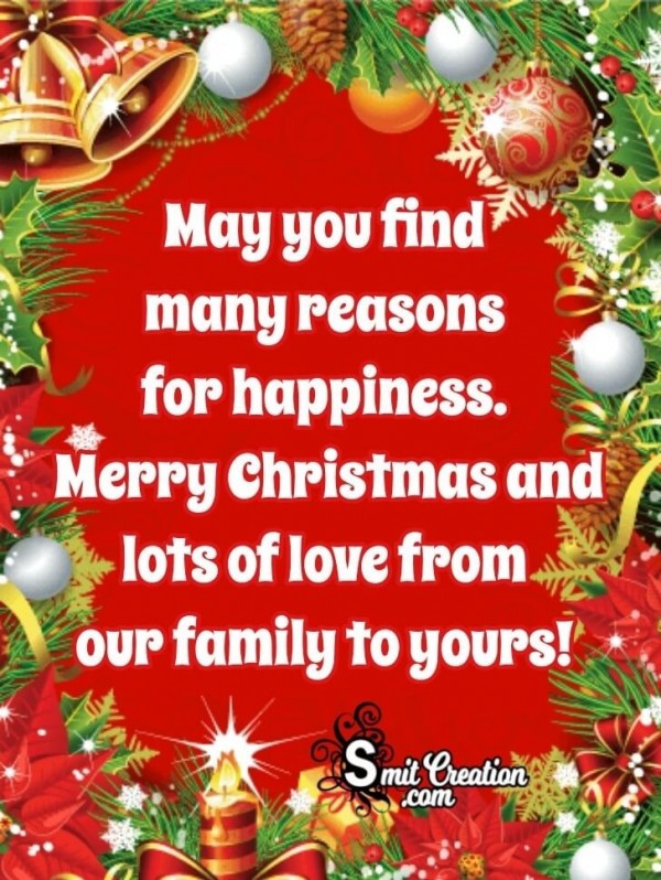 Merry Christmas Wishes For Family