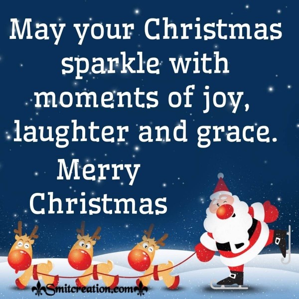 Merry Christmas Sparkling Wishes