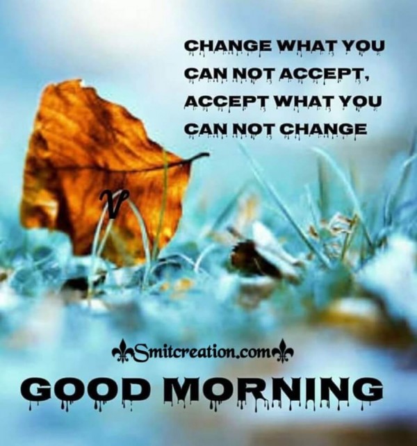 Good Morning Quote On Change