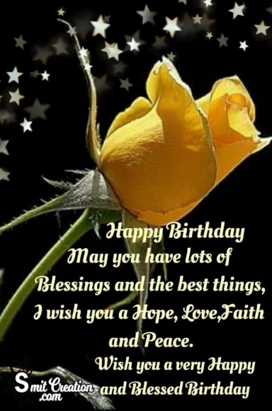 Wish You A Very Happy And Blessed Birthday