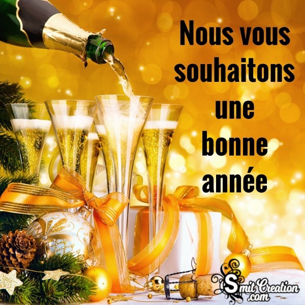 Nous Vous Souhaitons Une Bonne Année