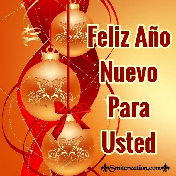 Feliz Año Nuevo Para Usted