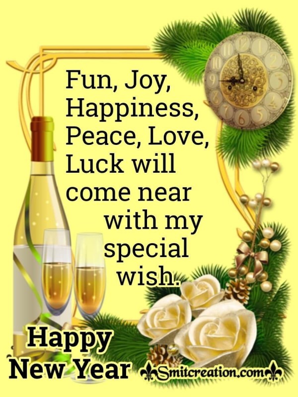 Happy New Year Wish For Whatsapp