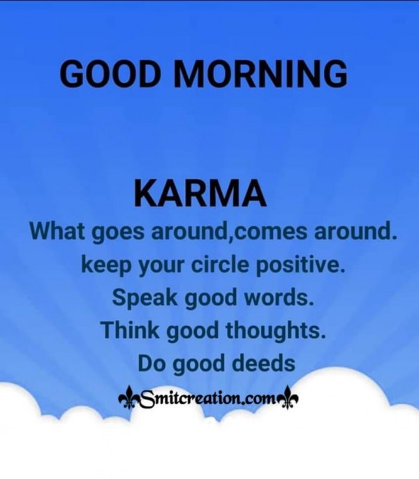 Good Morning Karama Quote For Whatsapp