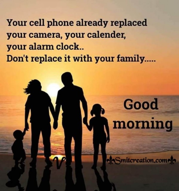 Good Morning Quote On Cell Phone