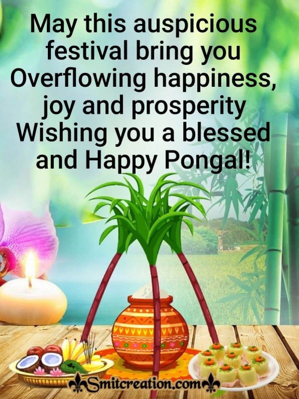 Wishing You A Blessed And Happy Pongal