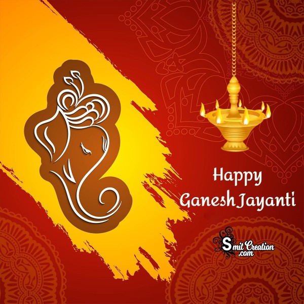 Happy Ganesh Jayanti Phjoto Card