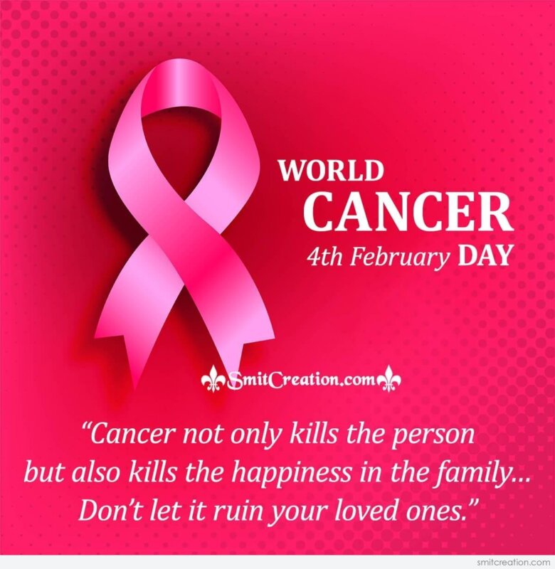 4th February World Cancer Day Quote Card Smitcreation Com