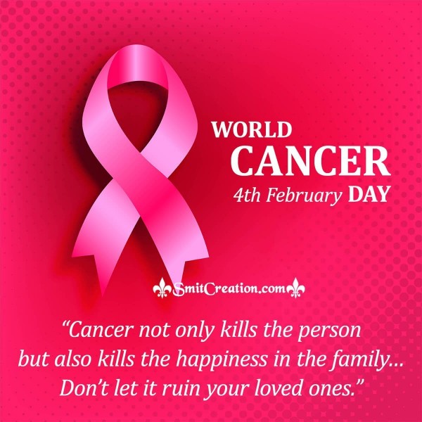 4th February World Cancer Day Quote Card