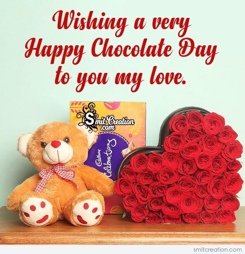 Wishing A Very Happy Chocolate Day To You My Love Smitcreation Com