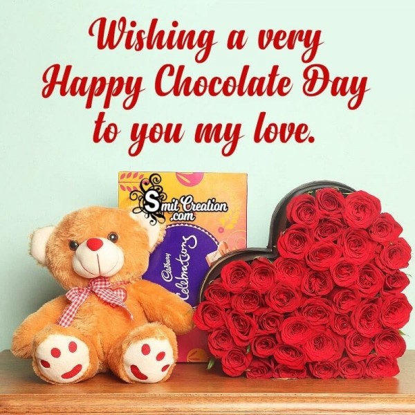 Wishing A Very Happy Chocolate Day To You My Love