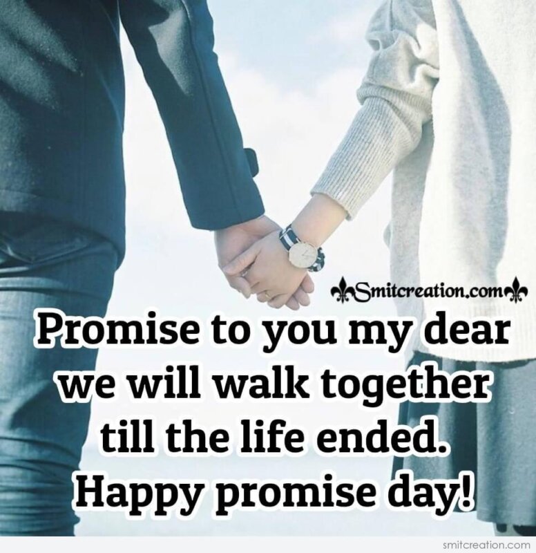 Happy promise day To You My Dear - SmitCreation.com