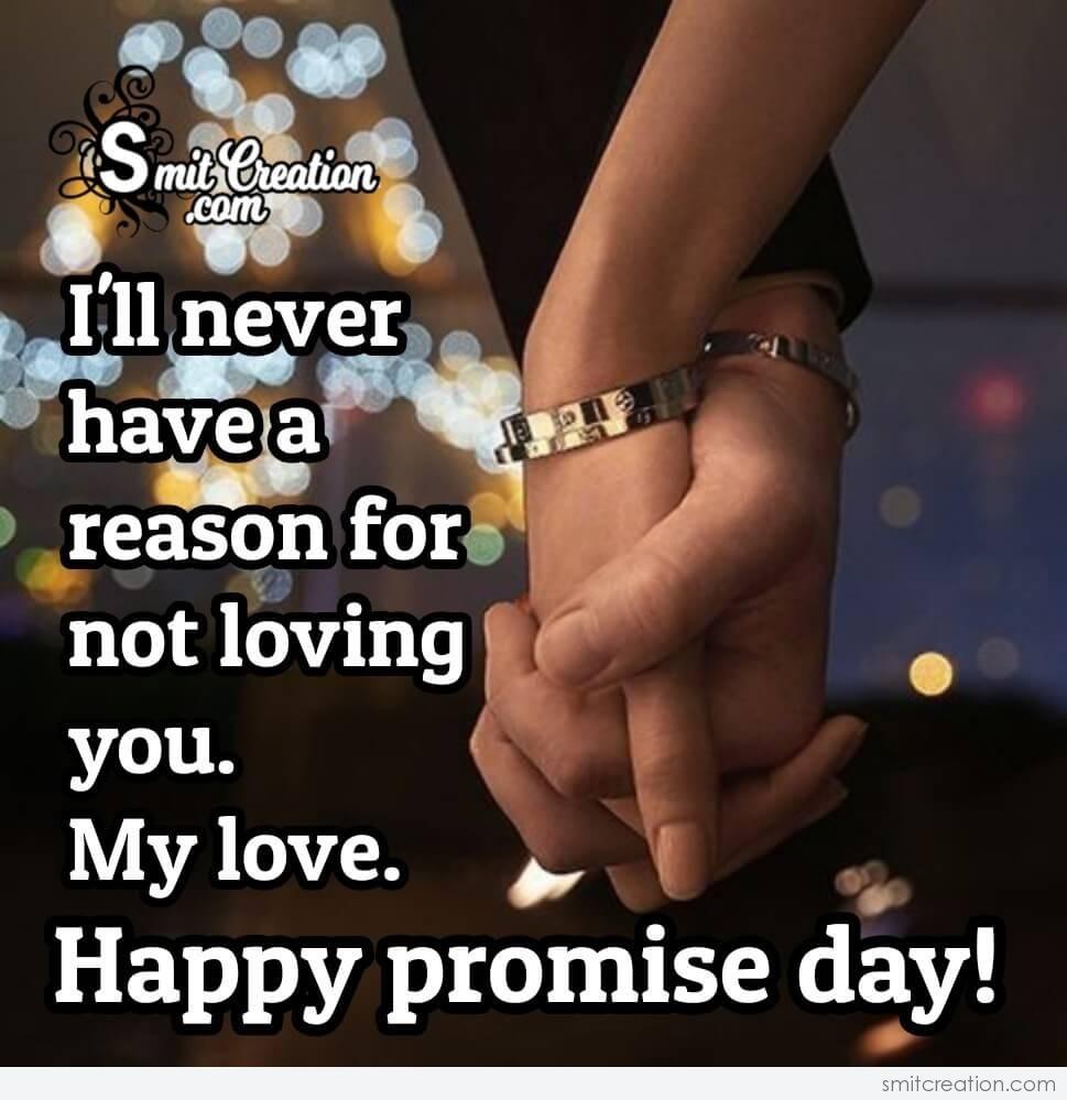 Happy promise day My Love - SmitCreation.com