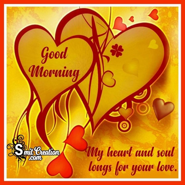 Good Morning Two Hearts Card