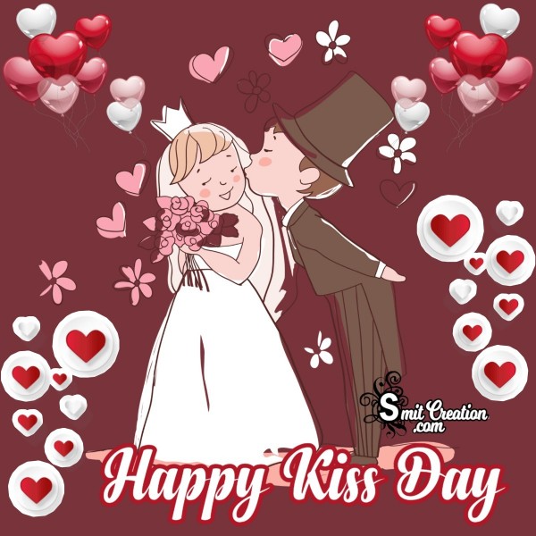 Happy Kiss Day Lovely Card