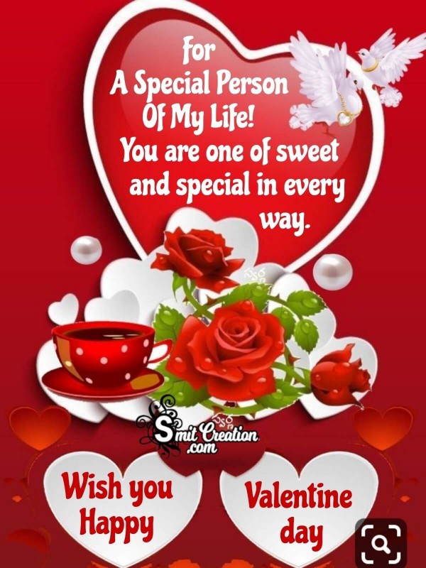 Happy Valentine’s Day For A Special Person