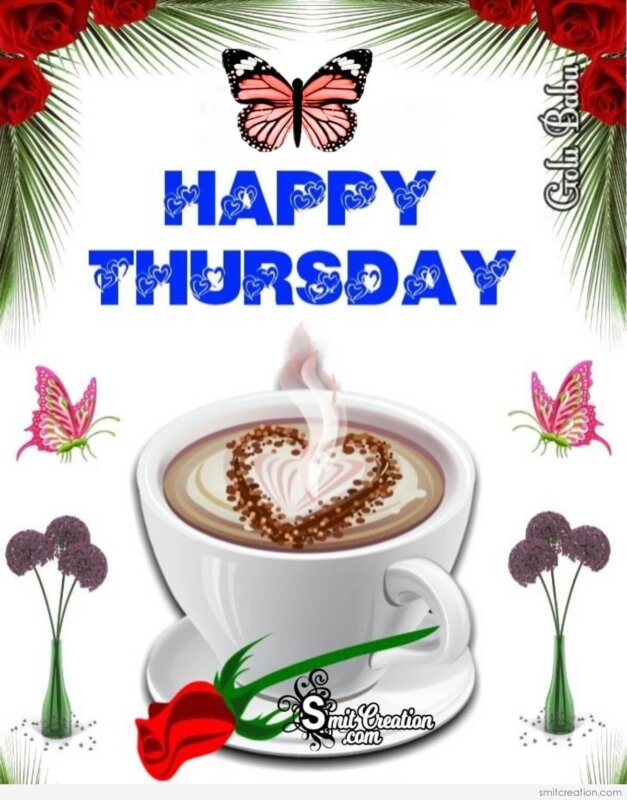 Happy Thursday Coffee Card - SmitCreation.com