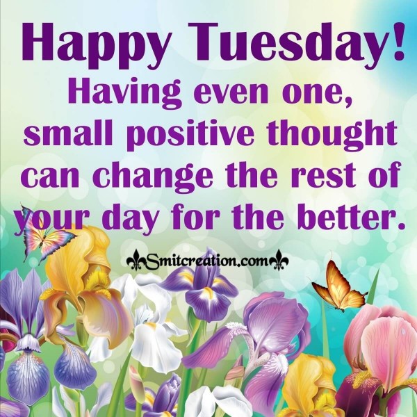 Happy Tuesday Small Positive Thought