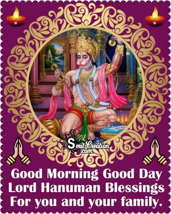 Good Morning Lord Hanuman Blessings