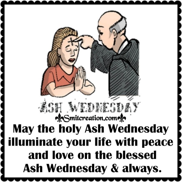 Blessed Ash Wednesday Card