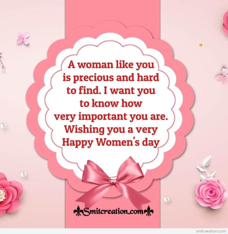 Wishing You A Very Happy Women's Day - SmitCreation.com