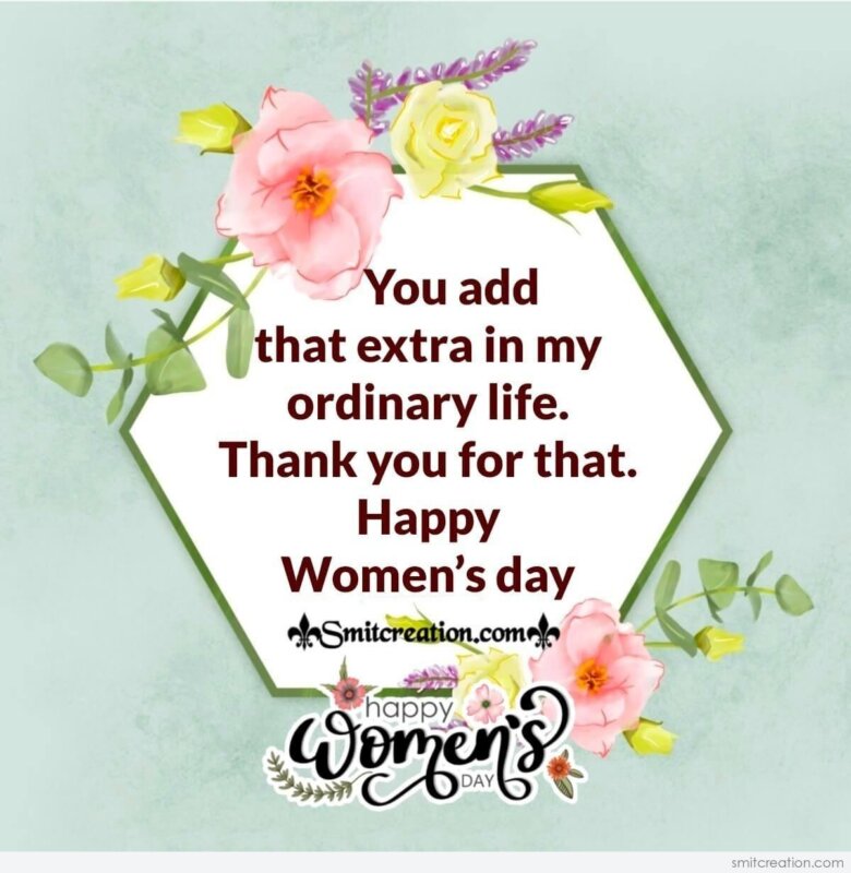 Women’s Day Thank You Card