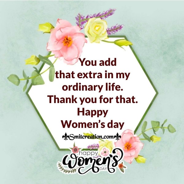 Women’s Day Thank You Card