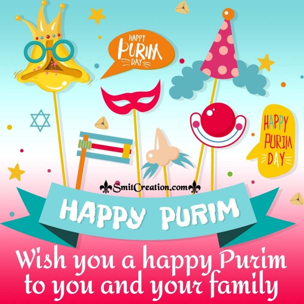 Wish You A Happy Purim To You And Your Family