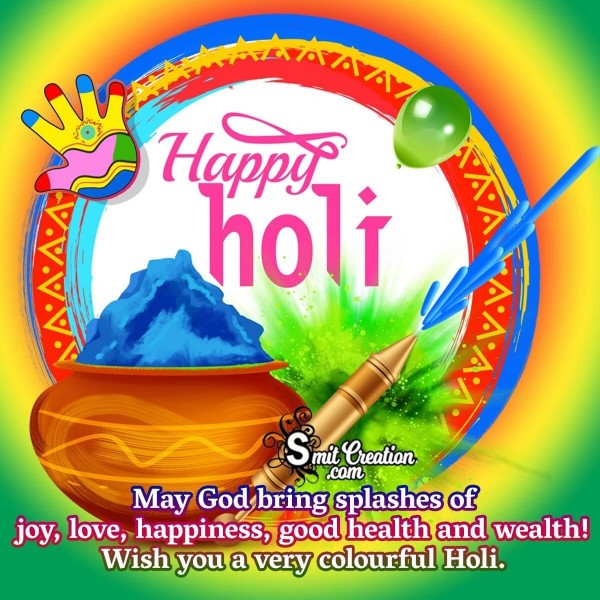 Wish You A Very Colourful Holi