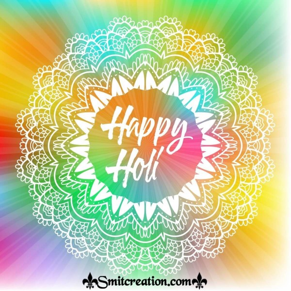 Happy Holi Colourful Image